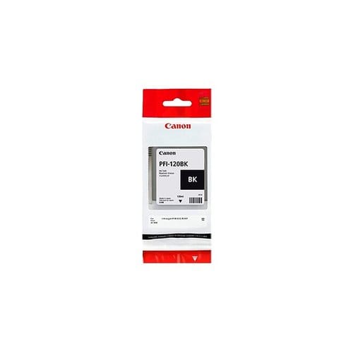 Cartucho de tinta Canon PFI-120BK negro 2885C001 original para impresoras de gran formato imagePROGRAF TM-300.