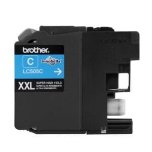 Cartucho de tinta Brother Innobella LC505C cian original de ultra alto rendimiento XXL para impresora DCP-J105.