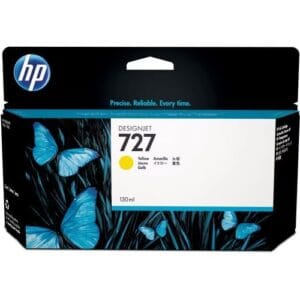 Tinta HP 727 amarilla B3P21A original 130 ml