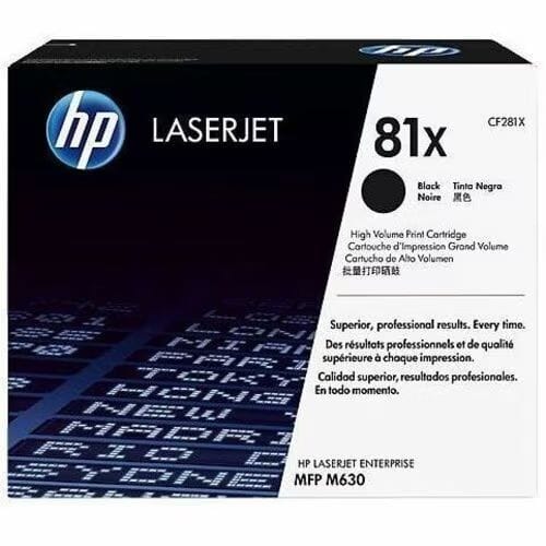 Tóner HP 81X CF281X negro original 25000 páginas