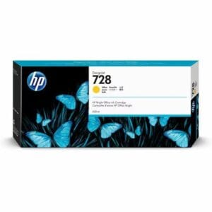 Cartucho de tinta HP 728 amarillo 300 ml F9J65A