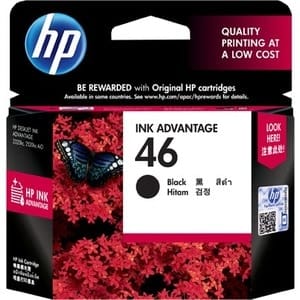 HP 46 Negro Original cartucho de tinta