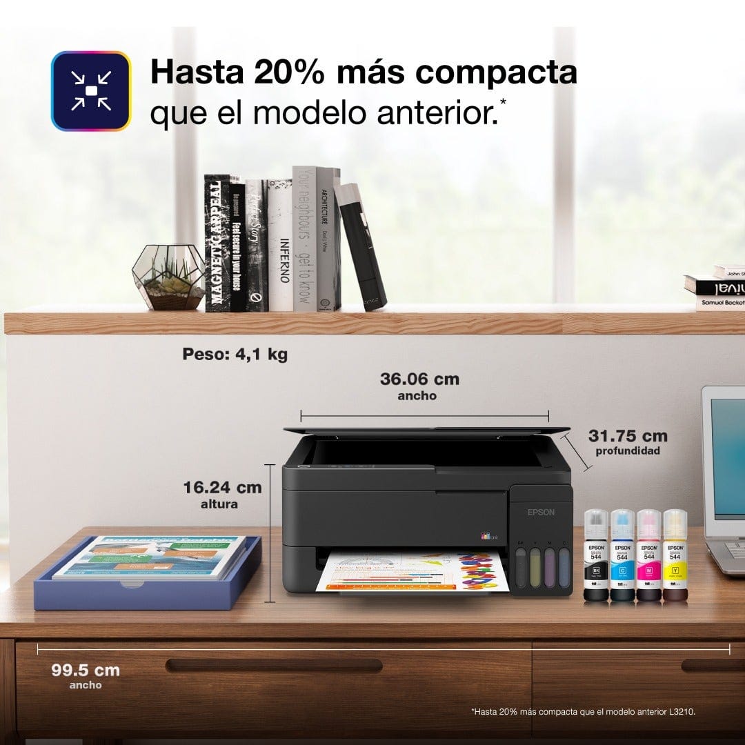 Epson Impresora Multifuncional EcoTank L3310 - Imagen 2