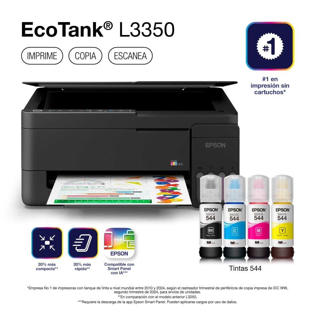 Epson Impresora Multifuncional EcoTank L3350 - Imagen 4