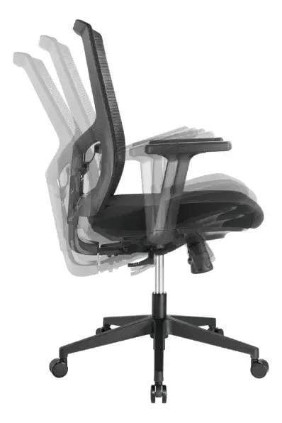 Silla Ergonómica Altura Regulable Ch05-16, Ergostore Negro Malla Y Poliester - Imagen 2
