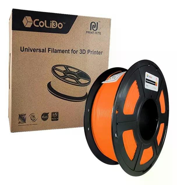 Filamento 3d Pla Colido De 1.75mm Y 1kg Naranja