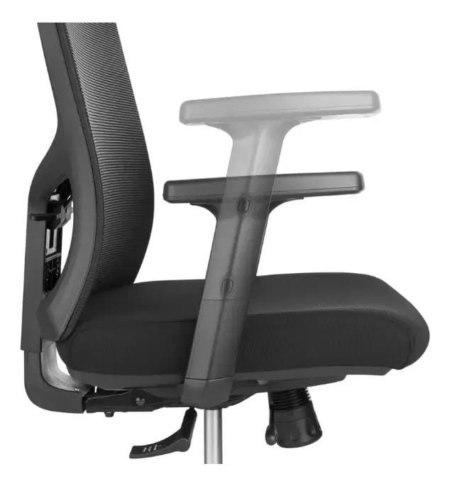 Silla Ergonómica Altura Regulable Ch05-16, Ergostore Negro Malla Y Poliester - Imagen 3