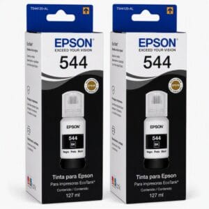 Pack 2 Tintas Epson t544 Negro original