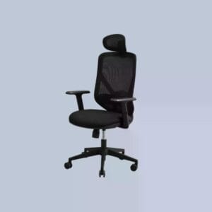 Silla Ergonomica Onesit Oxford Negra Negro Malla Y Poliester